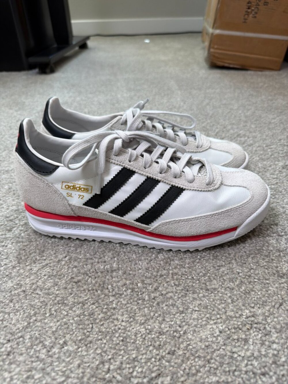 Adidas SL 72 RS Size US9 White/Grey EUC
